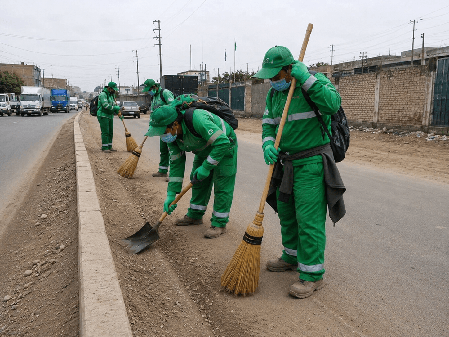 Barrido y limpieza de calles, pistas y vías públicas